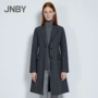 JNBY Jiangnan vải mùa thu mới tính khí ve áo eo áo len lông 5G924318 áo khoác dạ dài nữ hàn quốc