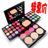 39 màu người mới bắt đầu trang điểm tập hợp đầy đủ các bột bánh blush bóng mắt trang điểm hộp bột trang điểm đĩa chính hãng phấn mắt kim tuyến