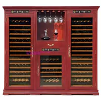 Tủ lạnh rượu Wisteria Fort ZTB-930W Tủ lạnh rượu vang Tủ rượu vang Tủ rượu gỗ rắn Tủ rượu kết hợp Tủ rượu gia đình tủ rượu bằng gỗ