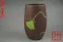 Zisha nồi cốc cát màu tím món quà trà Yixing đầy đủ làm bằng tay đặc biệt đích thực để gửi bìa cứng vòng cup bộ ấm trà bằng đất	