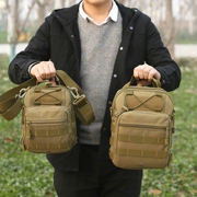 Quân đội fan ngực túi nam thường cưỡi thể thao đeo túi người đàn ông ngụy trang ngoài trời ngực túi vai túi súng cao su Bao Luya