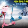 Tuyết đích thực công chúa đông lạnh Aisha elsa Spider-Man 3 bánh xe scooter trẻ em đu xe ba bánh xe đẩy em xe đạp bé gái