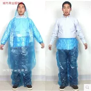 2 3 lụa với áo mưa dây thun + quần mưa phù hợp với quần lửng để tăng du lịch siêu mỏng cho trẻ em người lớn