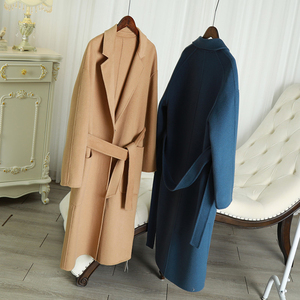 2018 mới hai mặt cashmere alpaca áo khoác của phụ nữ dài áo len Albaka chống mùa giải phóng mặt bằng