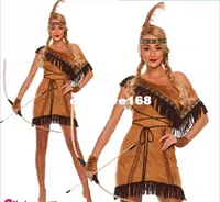 FREE PP Pocahontas indian squaw cowgirl princess fancy dress