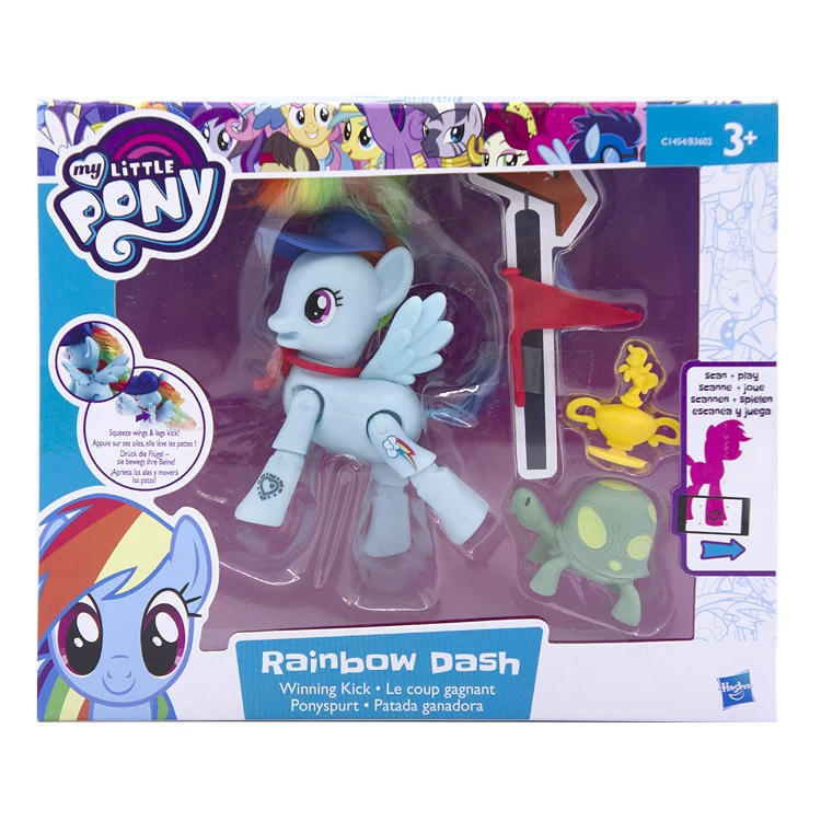 Hasbro My Little Pony подвижная игрушка-лошадка Burinbow Dash Cloud Pet Turtle Turtle
