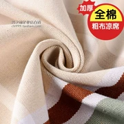 Dày bông Sơn Đông cũ thô vải tấm ba bộ đôi bông cũ vải thô mat 1.51.8 giường điều hòa không khí ghế