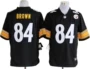 NFL bóng đá jersey Pittsburgh Steelers Pittsburgh Steelers 84 # NÂNG Fan Edition găng tay chơi bóng bầu dục