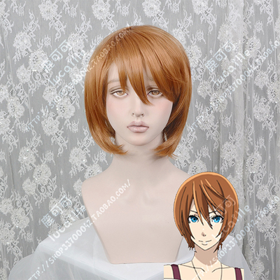 taobao agent Slave area, 23 slaves, Arakawa Yingya Wither Brown BOBO head, short hair, short hair female wig