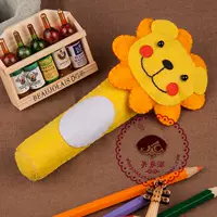 Флисовая ткань, детский набор материалов, погремушка, игрушка, DIY, не требует вырезания, лев