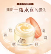 Laiwu ốc sên mặt nạ ngủ 75g dưỡng ẩm da nhỏ tươi dưỡng ẩm mặt nạ dưỡng da dùng một lần - Mặt nạ