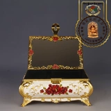 Красная тибетская тибетская экзотическая чистая медная рельефная поталовый дворец модный специальный заправка