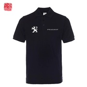 Dongfeng logo xe logo áo polo nam và nữ overalls Che Youhui cotton ve áo ngắn tay tùy chỉnh 4S shoping dụng cụ mùa hè