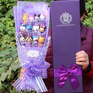 Hạ môn hoa búp bê hoạt hình bó hoa sô cô la hộp quà tặng sinh nhật Hạ Môn cửa hàng hoa trong cùng một thành phố express