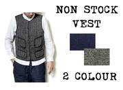 Quần vest cổ điển nam giới NONSTOCK bốn túi vest nâu "> <input type=