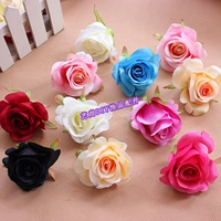 DIY mô phỏng thủ công hoa hồng nhỏ hoa chụp đạo cụ trang trí xe cưới đầu hoa trâm cài 7cm - Hoa nhân tạo / Cây / Trái cây cây nhựa trang trí