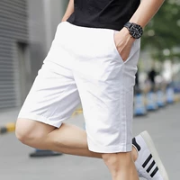 Mùa hè quần short trắng nam phần mỏng 2018 mùa hè mới ăn mặc đơn giản năm quần nam Hàn Quốc phiên bản của quần triều thanh niên quần jean nam rách