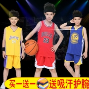 Trẻ em đồng phục bóng rổ phù hợp với mẫu giáo quần áo hiệu suất chàng trai và cô gái tiểu học và trung học thể thao thể thao cạnh tranh đào tạo quần áo Curry jersey