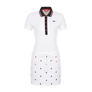 Đặc biệt cung cấp 2018 mùa hè mới Hàn Quốc mua phụ nữ váy ladies golf mặc ngắn tay áo thể thao dress golf