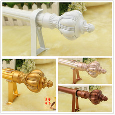 Карниз для штор 特价定制窗帘杆罗马杆加厚铝合金静音窗帘配件 窗帘轨道单杆双杆