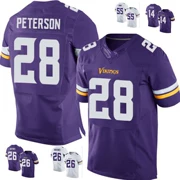 Áo sơ mi đội Elite Edition thêu Rugby Jersey Minnesota Viking bóng đá