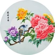 Nổi tiếng cổ thêu nghệ thuật thêu thêu diy kit người mới bắt đầu handmade sơn trang trí hoa tốt trăng vòng hoa mẫu đơn 30 * 40 CM