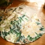 Yiyi hoa mẫu đơn thêu tay thêu đầy đủ- chiều dài lụa lụa lụa hanfu Trung Quốc- phong cách tạp dề ở nước ngoài để gửi người áo ngủ 2 dây