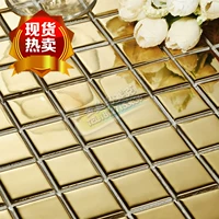 Керамическая гальваническая мозаичная световая магазин украсит золотые серебряные плитки ванной комнаты KTV Фоновые стены