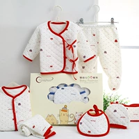 Bộ quần áo trẻ em bộ quà tặng quà tặng cao cấp cho bé sơ sinh trăng tròn quà tặng trẻ sơ sinh cotton mùa thu mùa đông set quà tặng sơ sinh