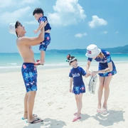 Gia đình mới của Hàn Quốc gồm ba phụ nữ đồ bơi trẻ em mẹ và con gái cô gái trẻ lớn chia váy phiên bản Hàn Quốc của gia đình - Bộ đồ bơi của Kid