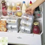 Nhà sáng tạo Nhật Bản nhập khẩu lon hộp lưu trữ tủ lạnh bia lạnh bảo quản nhà bếp sáng tạo - Đồ bảo quản hộp nhựa