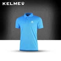 KELME Calme Summer Lapel Áo thun thể thao POLO Áo sơ mi màu đơn sắc Nhanh khô nhanh tay ngắn K15F125 polo tay dài