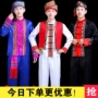 Mới Zhuang trang phục trang phục của nam giới March ba trang phục Miao quần áo biểu diễn múa thiểu số quần áo người lớn bộ dân tộc đẹp
