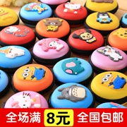 Mini xách tay silicone phim hoạt hình tai nghe túi tinplate lưu trữ dữ liệu túi dòng charger coin purse U đĩa U lá chắn