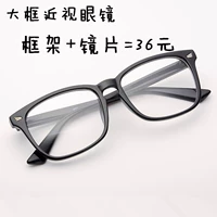 Kính lớn nam và nữ kính cận thị kính gọng kính hoàn chỉnh khung đầy đủ với ống kính nhựa 0-50-100-600 độ kính tom ford