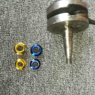 DIO50/ZX50/TACT50/ черепаха Коленчатый вал винт ремонт CNC цвет Титановые рукоятки гайка пара