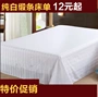 Khách sạn bộ đồ giường khách sạn đặc biệt tấm trắng mã hóa vải lanh trắng chăn quilt chăn đơn ga giường thun lạnh