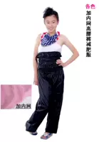 Черные цветные штаны, высокая талия