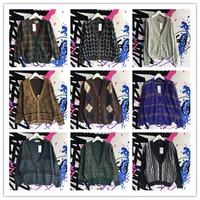 Vintage vintage phong cách đường phố Nhật Bản mùa xuân hoang dã nam và nữ áo len len áo cardigan nam