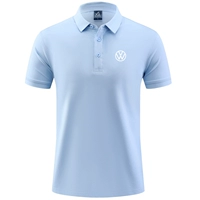 Логотип голубого Volkswagen (прохладный хлопок)