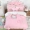 Phim hoạt hình mèo kt váy bốn mảnh cô gái trái tim thêu chăn bìa phiên bản Hàn Quốc của công chúa gió giường trẻ em Hello Kitty quilt cover