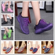 Mùa xuân và mùa hè mới Bắc Kinh cũ giày vải giày của phụ nữ trung niên mẹ giày Lok Fu giày thấp để giúp đáy mềm phẳng với đôi giày đơn giản giày Giày cắt thấp