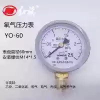 Nhà máy bán hàng trực tiếp Hongqi Dụng cụ đo áp suất oxy YO-60 Máy đo khí axetylen đặc biệt Nitơ Argon CO2
