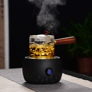 Trà tạo tác Trà ấm trà hoa chịu nhiệt Bình thủy tinh chịu nhiệt Máy pha trà Kung Fu đặt bếp gốm điện
