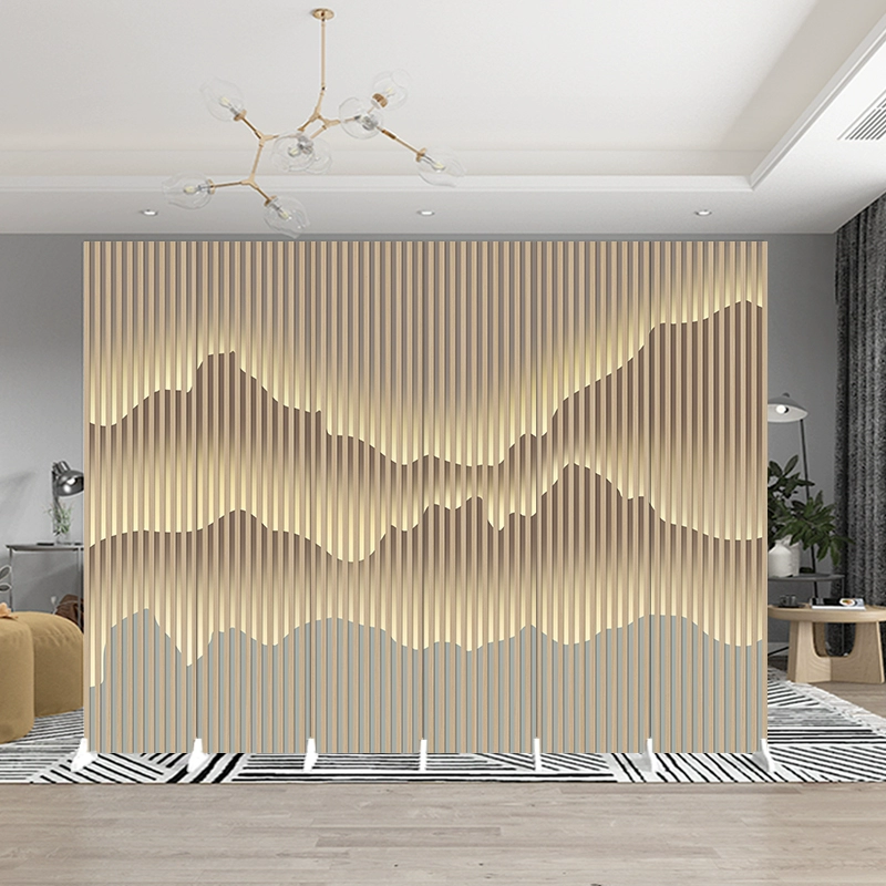 Tùy chỉnh 
            Châu Âu hiện đại đơn giản sang trọng màn hình vách ngăn phòng ngủ phòng khách nhà gấp di động văn phòng khách sạn che chắn vách lam gỗ trang trí 