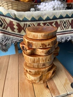 Яйбай чайная подушка Барбин Основной деревянный чайный церемония твердое дерево и средняя маленькая средняя древесина сделайте горячее место
