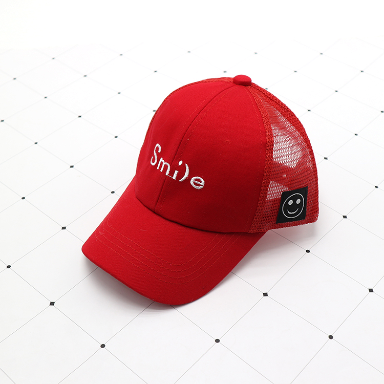 Redchildren Hat summer Net cap Boy peaked cap female kindergarten Baseball cap baby sunshade Sunscreen fashion Issue approval