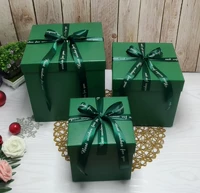 Зеленая очень большая баскетбольная рождественская подарочная коробка, 40см, подарок на день рождения