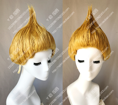 taobao agent COS wig golden explosion head gold medal anchor Delavin Glory executive officer fake
