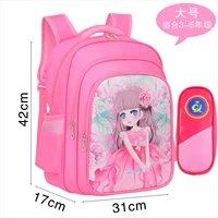 Розовый большой пенал для принцессы